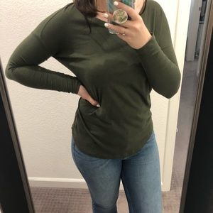VS Pink green long sleeve